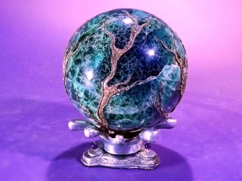 Blue Fluorite Sphere